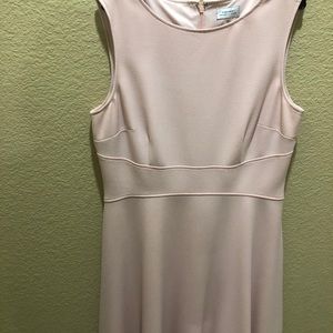 TAHARI LONG KNEE DRESS. PINK